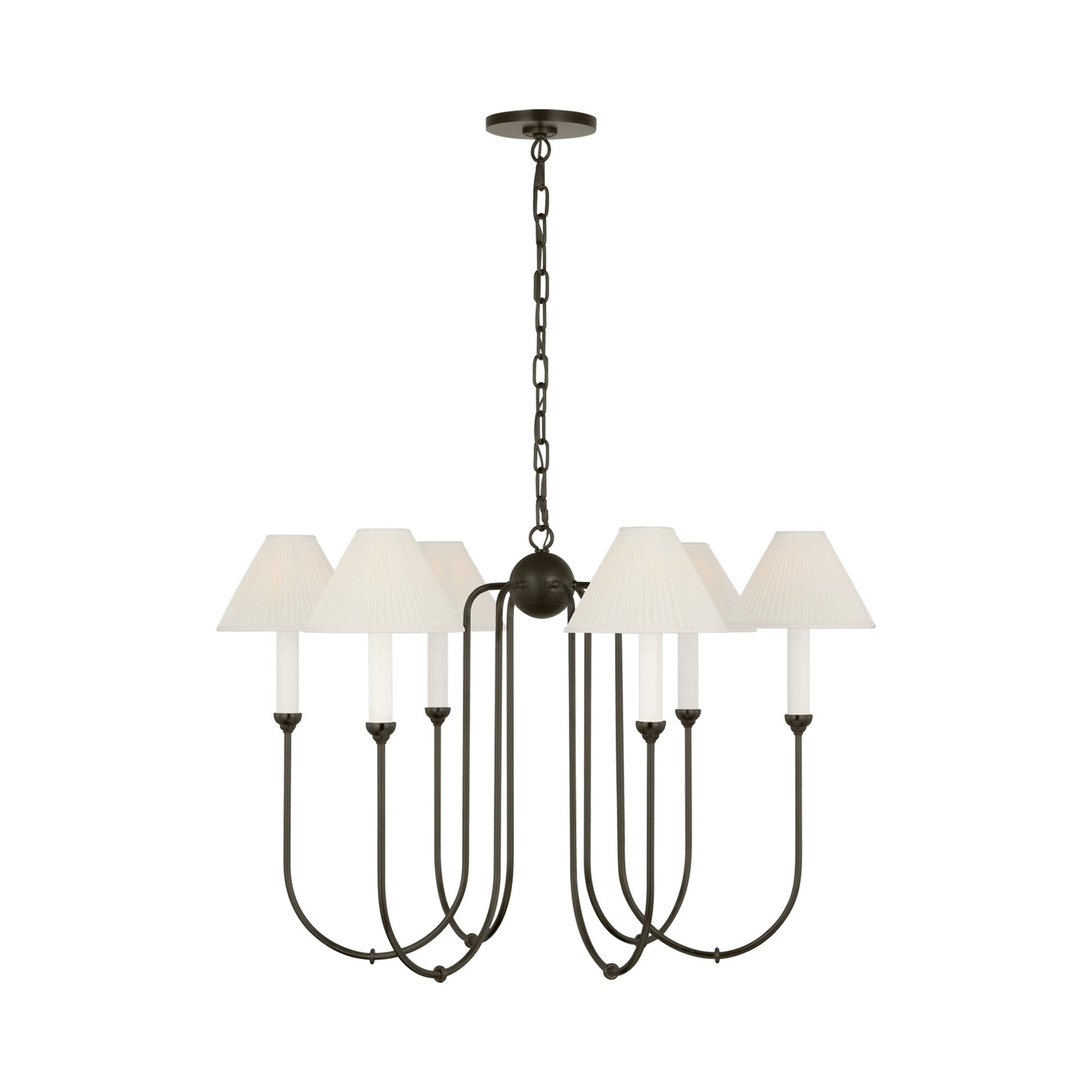Ingela Chandelier in Modern Iron.