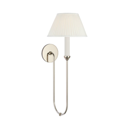 Ingela Wall Light in Polished Nickel (1-Light).