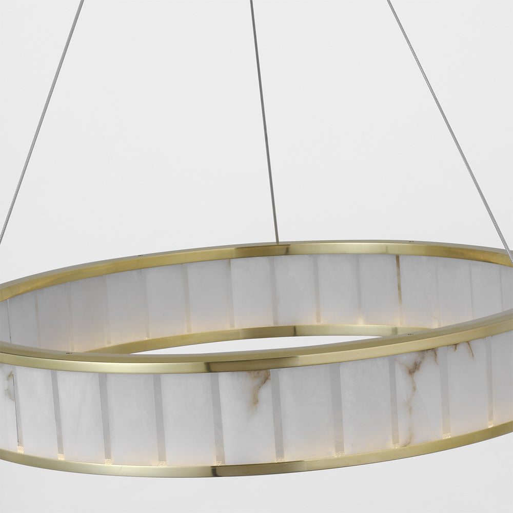 Iterna LED Ring Chandelier in Detail.