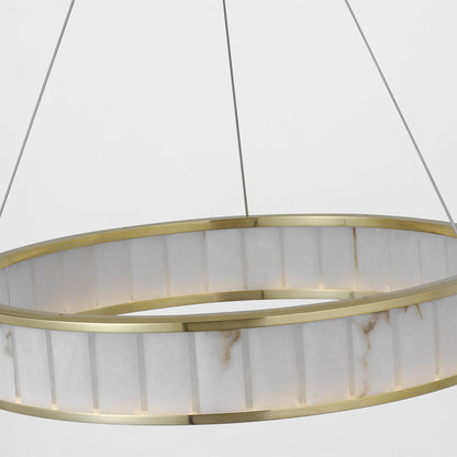 Iterna LED Ring Chandelier in Detail.