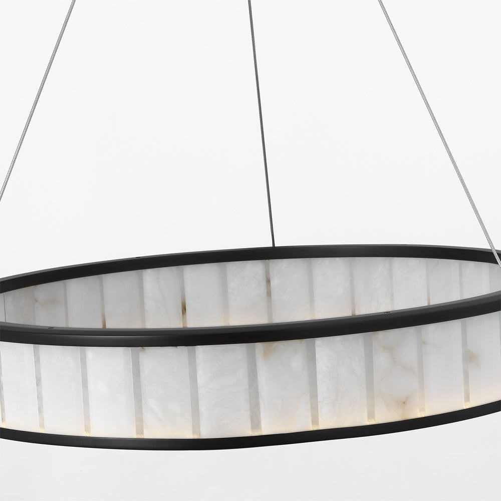 Iterna LED Ring Chandelier in Detail.
