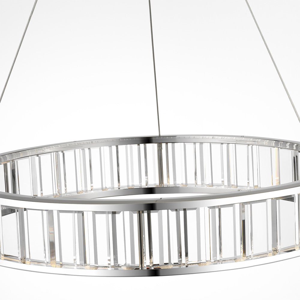 Iterna LED Ring Chandelier in Detail.