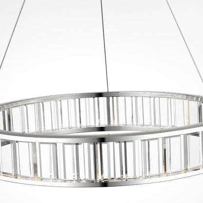 Iterna LED Ring Chandelier in Detail.