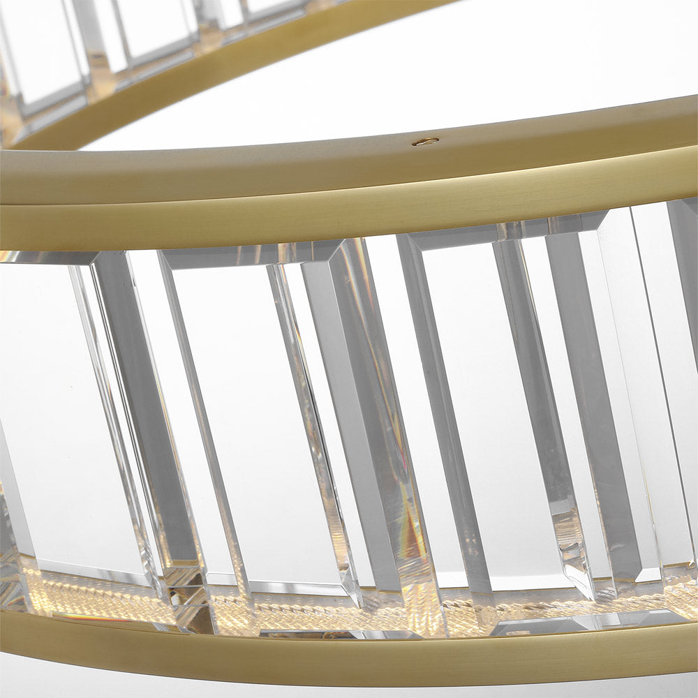 Iterna LED Ring Chandelier in Detail.