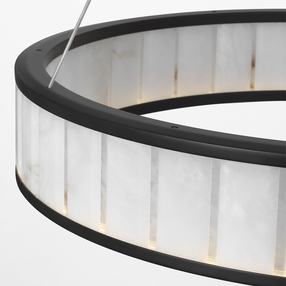 Iterna LED Ring Chandelier in Detail.
