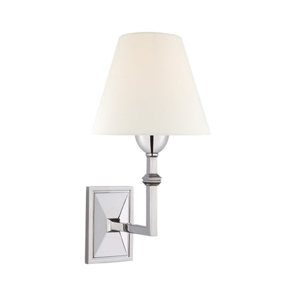 Jane Wall Light in Polished Nickel.