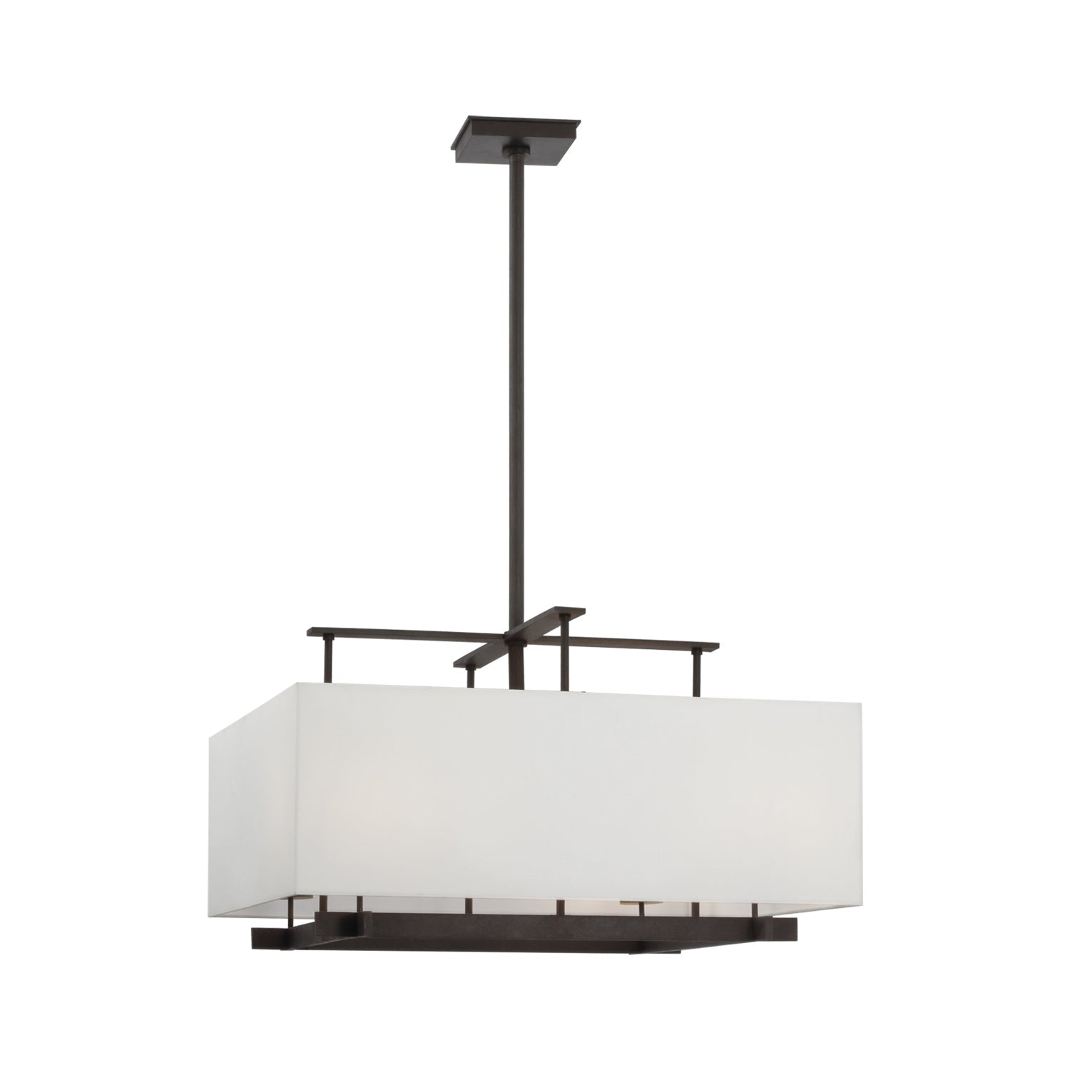 Jase Pendant Light in Warm Iron.