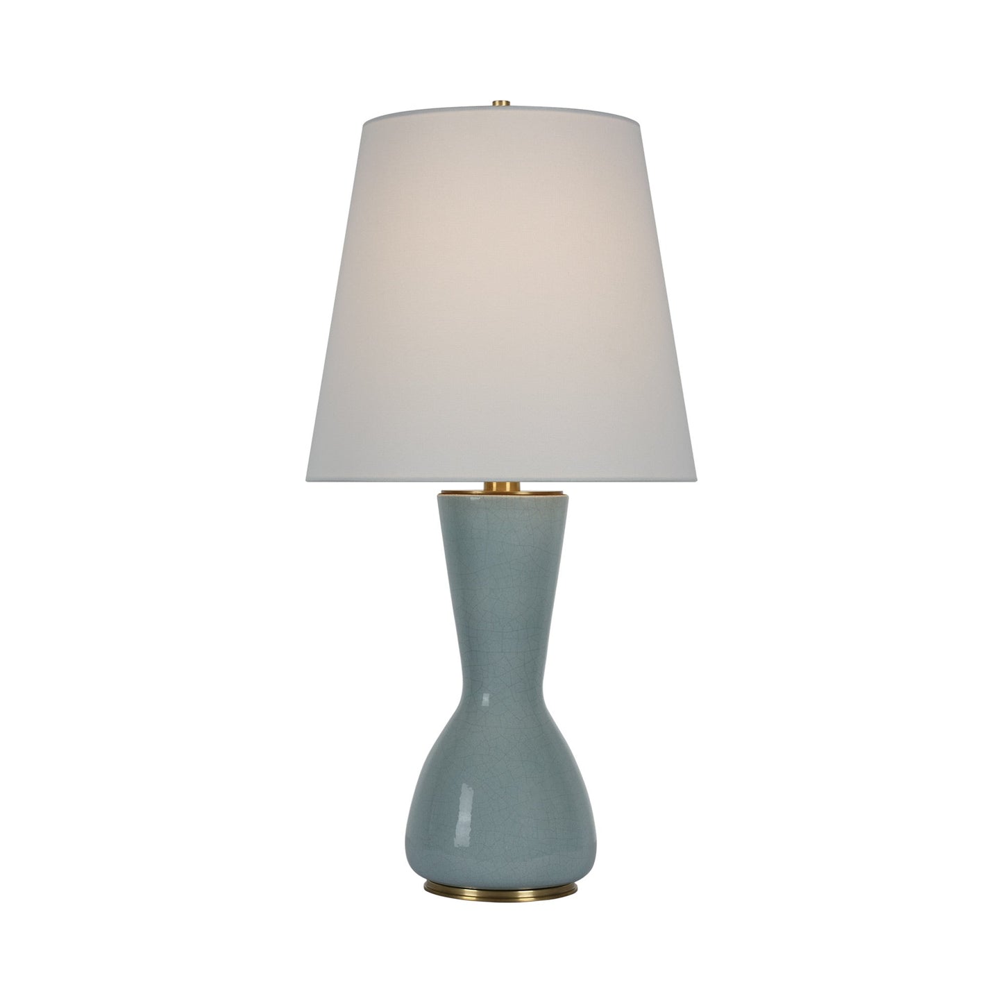 Jess Table Lamp in Crackled Robin.