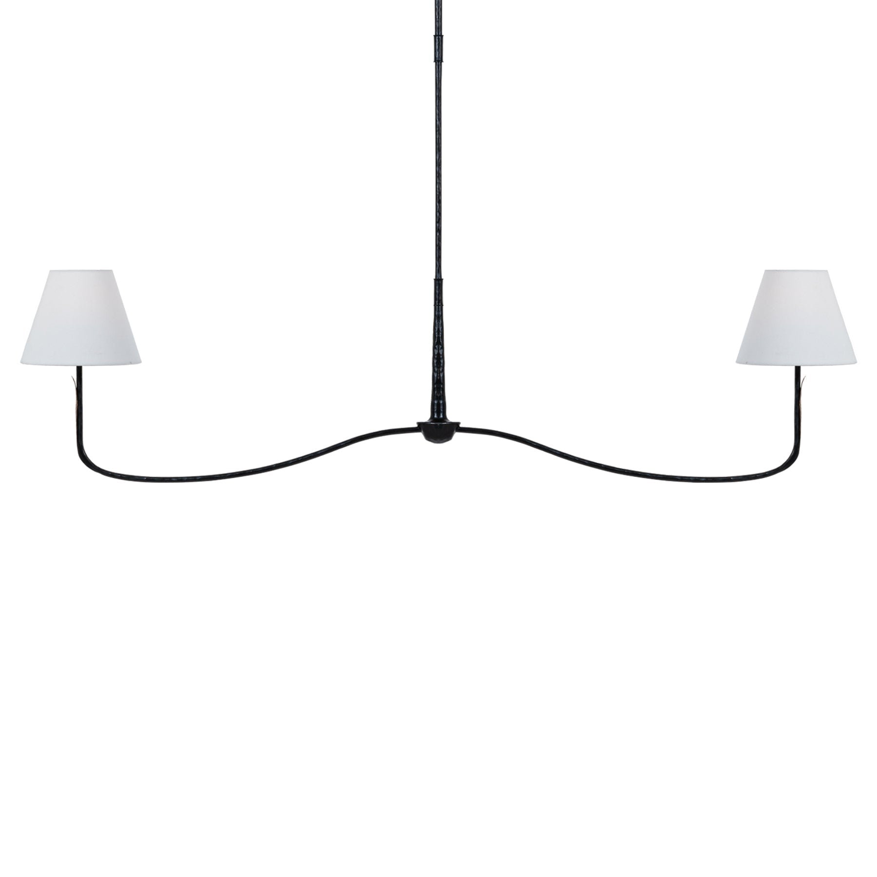 Kairos Linear Chandelier in Detail.
