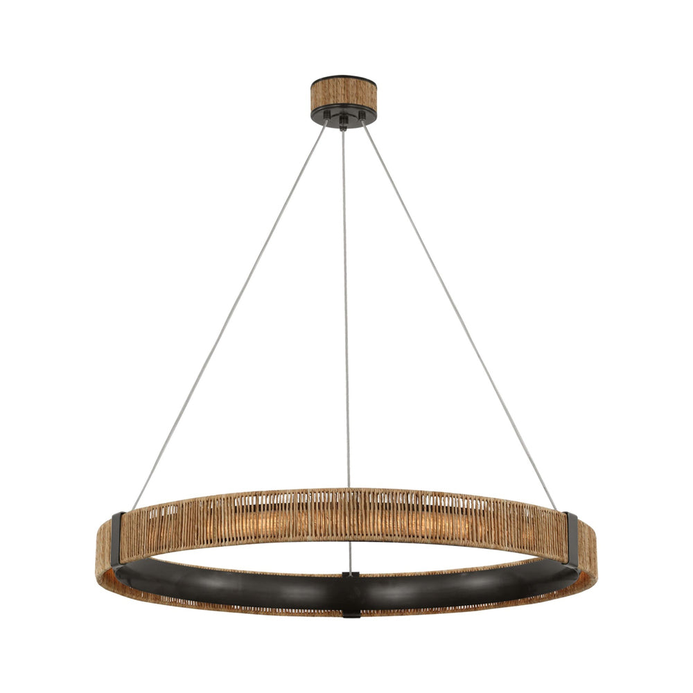 Kayden LED Chandelier in Bronze.