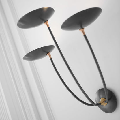 Keira LED Triple Wall Light in Detail.