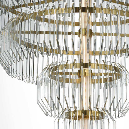 Killarney LED Layered Chandelier in Detail.