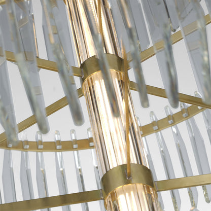 Killarney LED Layered Chandelier in Detail.