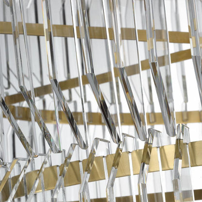 Killarney LED Layered Chandelier in Detail.