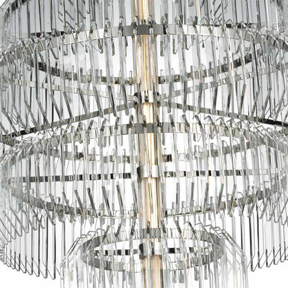 Killarney LED Layered Chandelier in Detail.