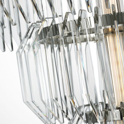 Killarney LED Layered Chandelier in Detail.