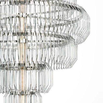 Killarney LED Layered Chandelier in Detail.