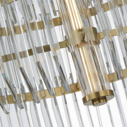 Killarney LED Layered Drum Chandelier in Detail.