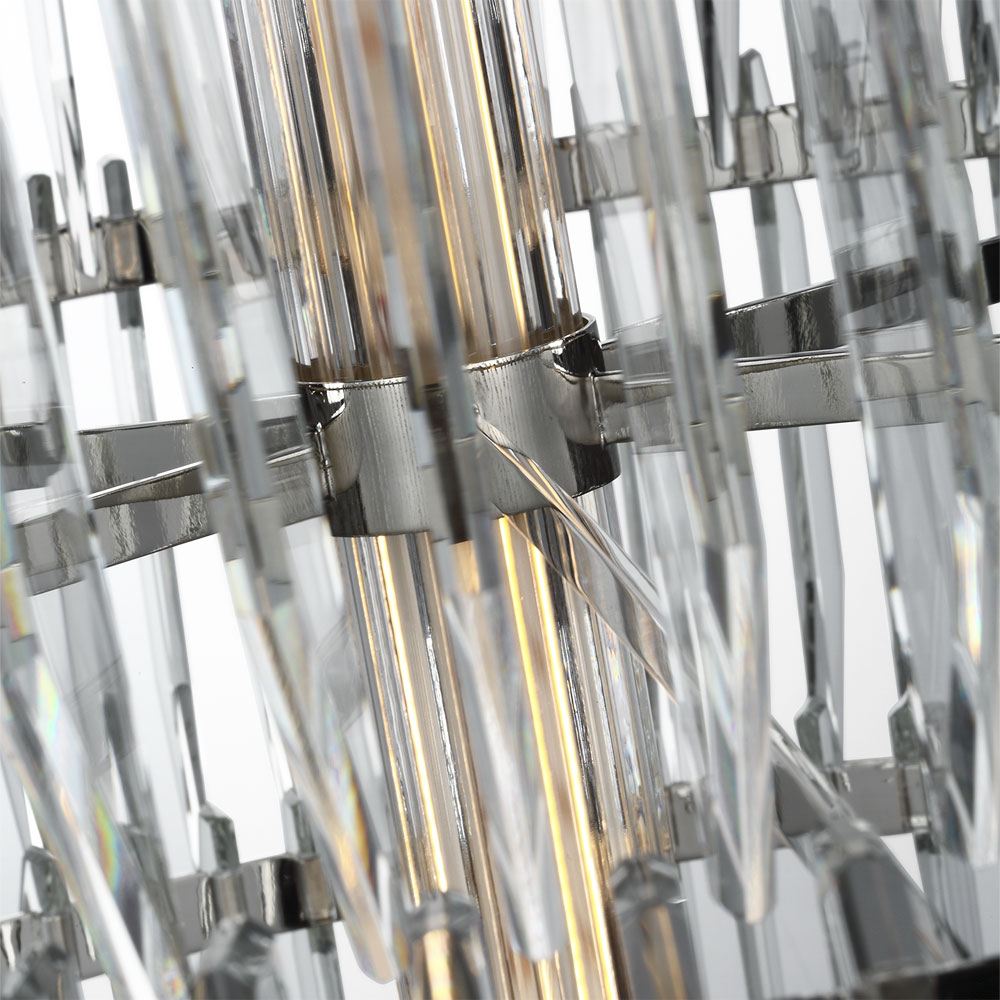 Killarney LED Layered Drum Chandelier in Detail.