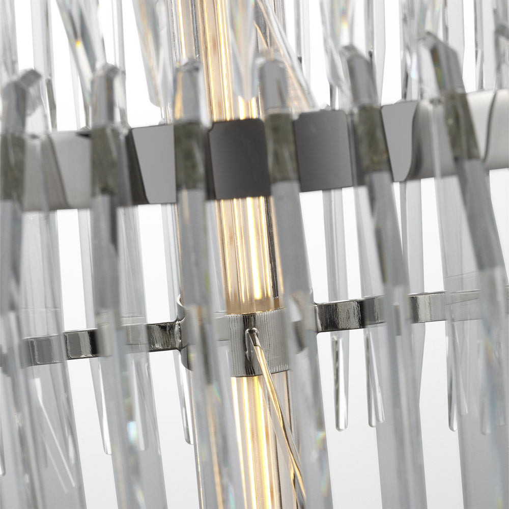 Killarney LED Layered Drum Chandelier in Detail.