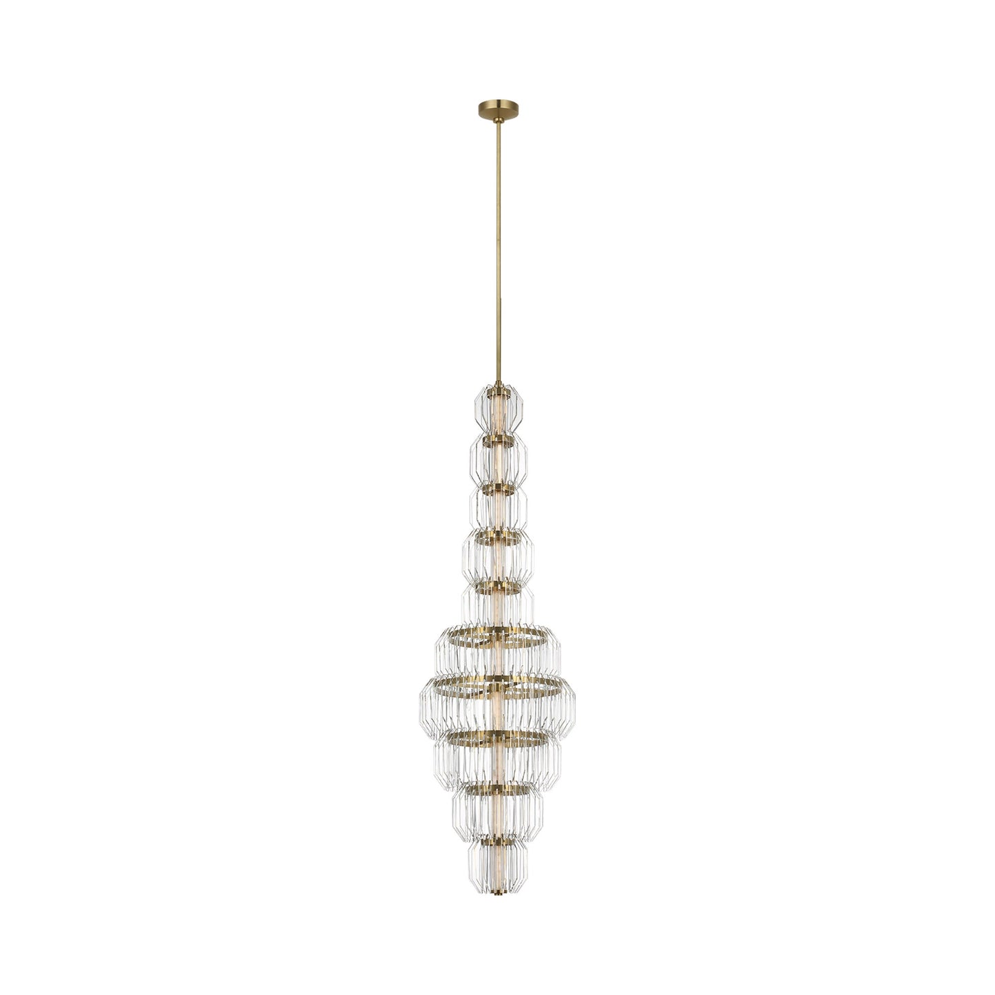 Killarney LED Layered Entry Chandelier.