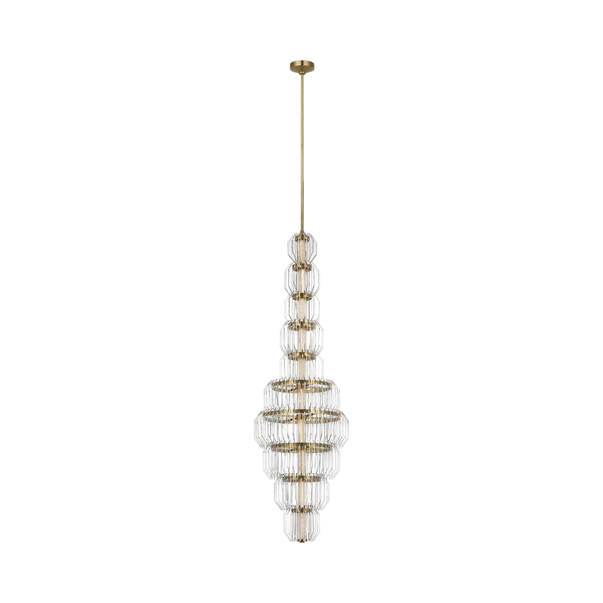 Killarney LED Layered Entry Chandelier.
