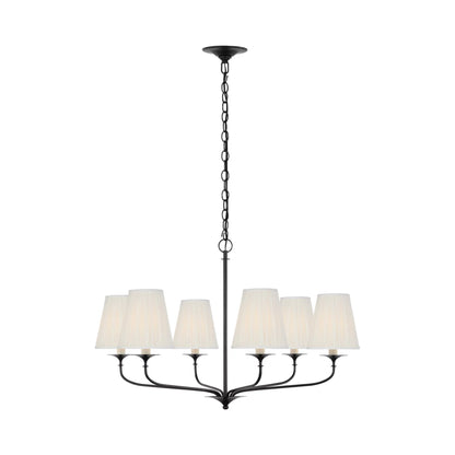 Knox Chandelier in Bronze (6-Light).