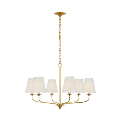 Knox Chandelier in Hand-Rubbed Antique Brass (6-Light).
