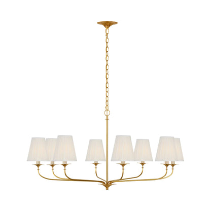 Knox Chandelier in Hand-Rubbed Antique Brass (8-Light).