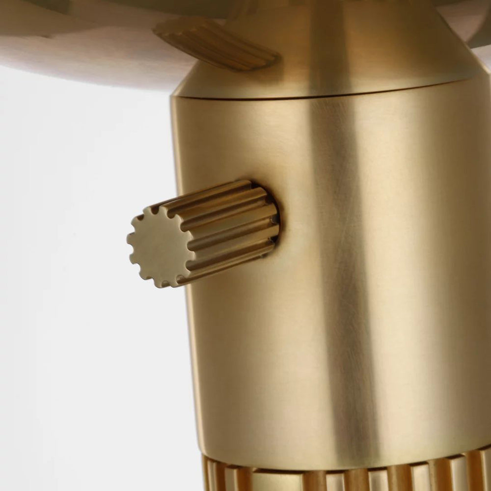 Langton Torchiere Floor Lamp in Detail.