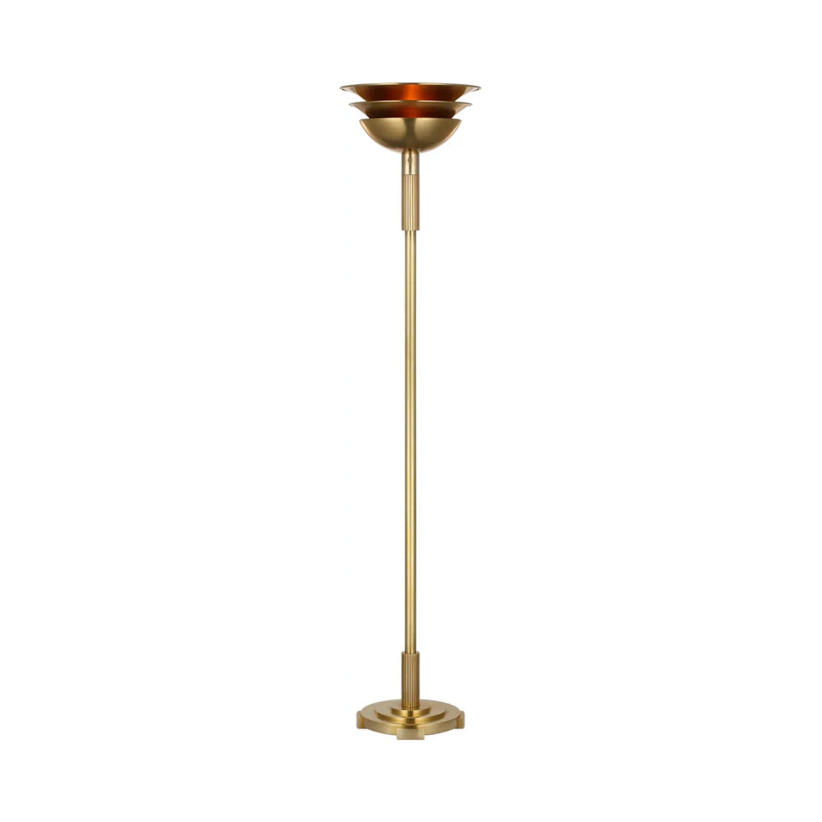 Langton Torchiere Floor Lamp in Detail.