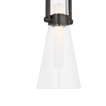 Larkin LED Conical Bracketed Wall Light in Detail.