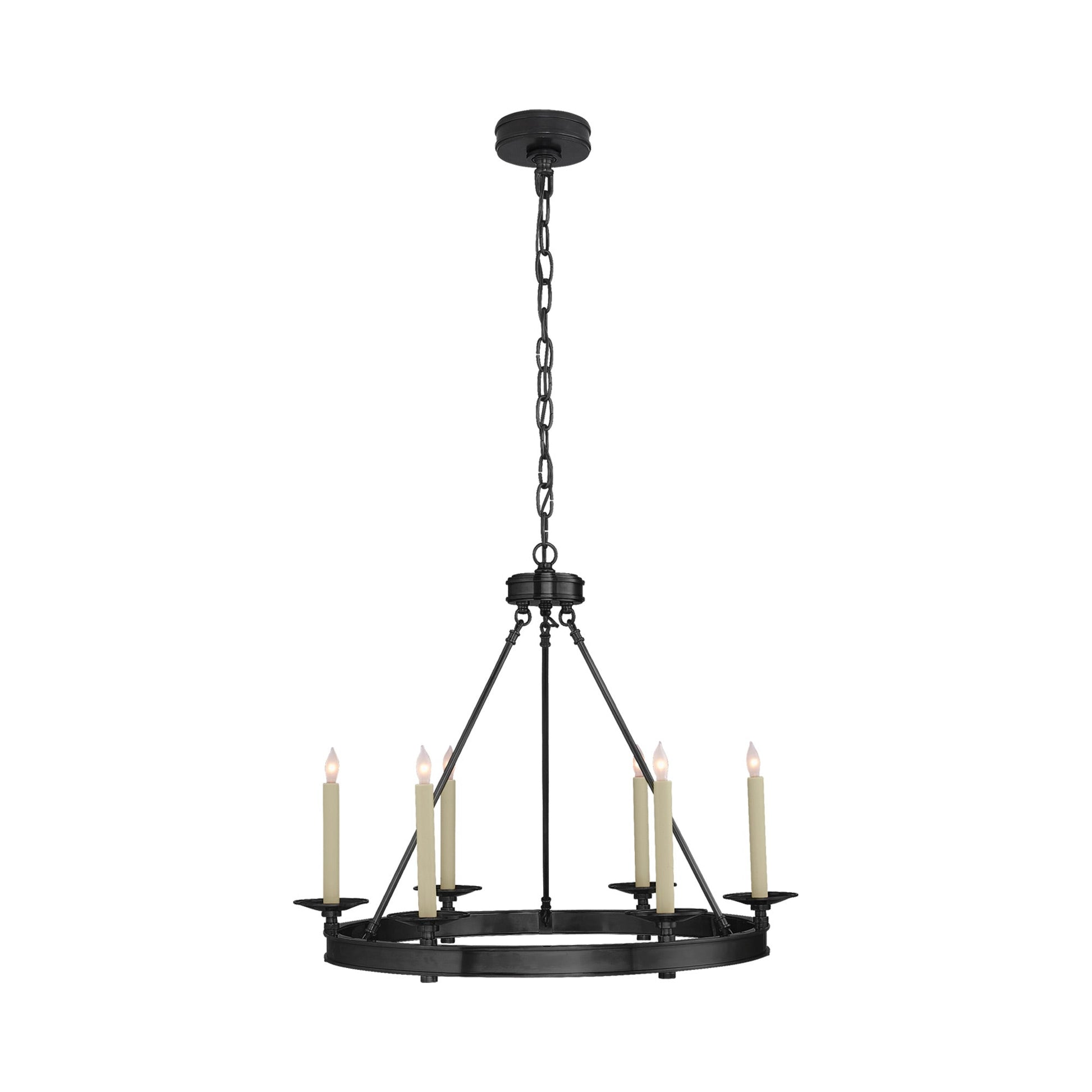 Launceton Chandelier in Bronze (27-Inch).