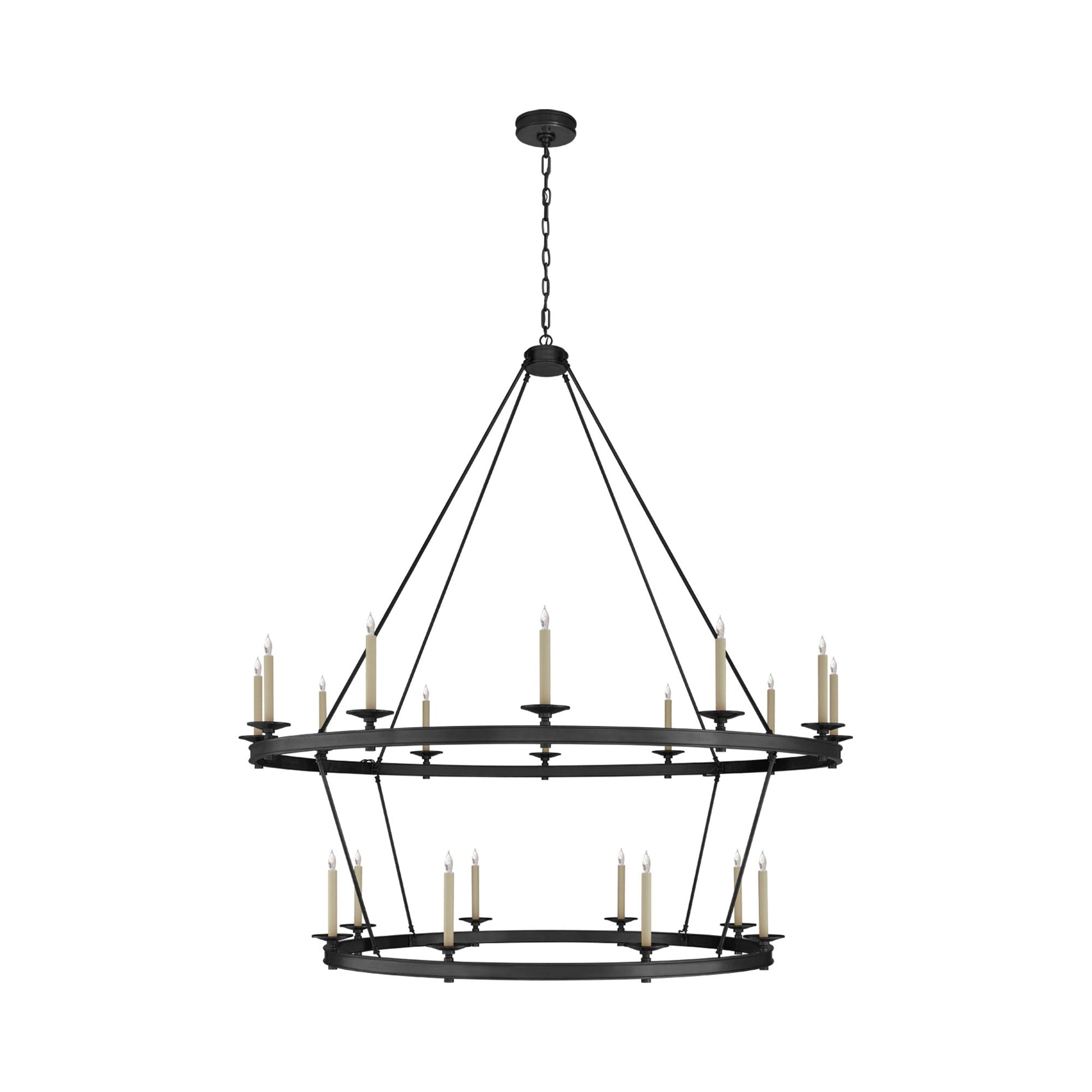 Launceton Grand Chandelier in Bronze (65-Inch).