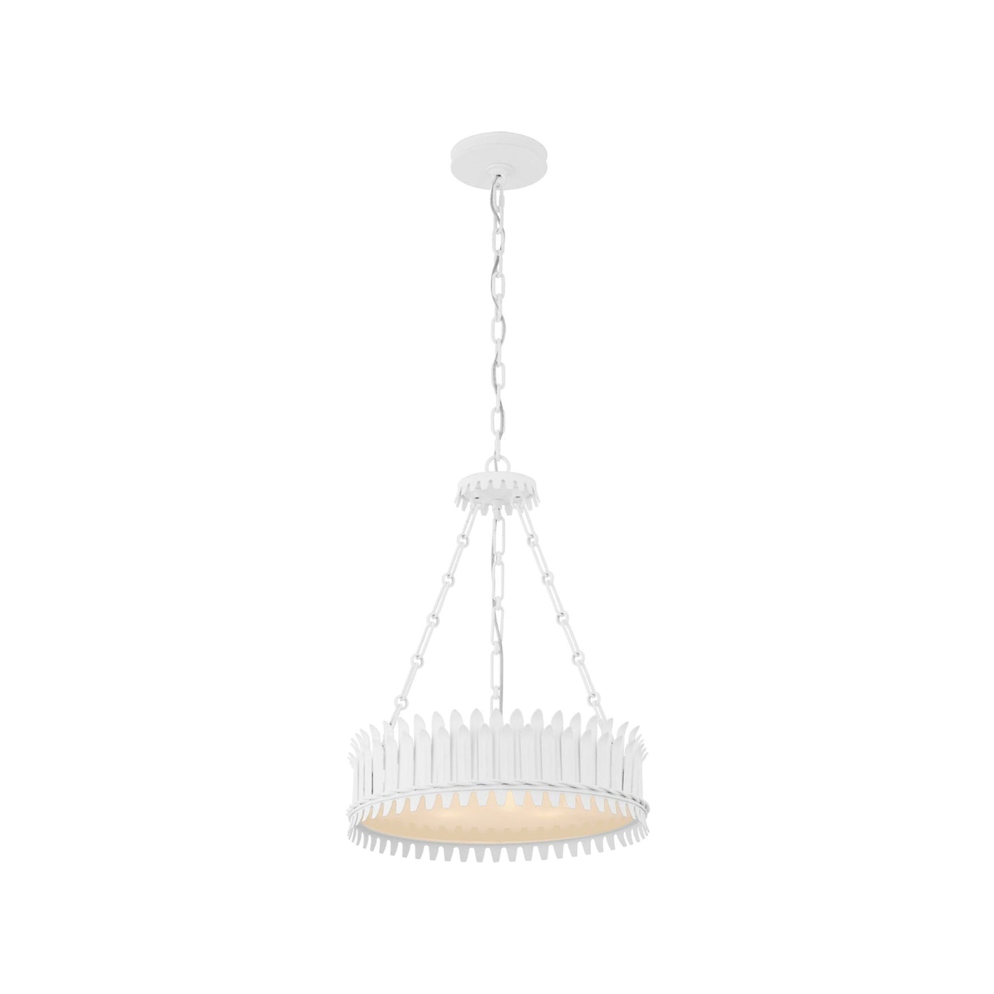 Leslie Chandelier in Plaster White (Small).
