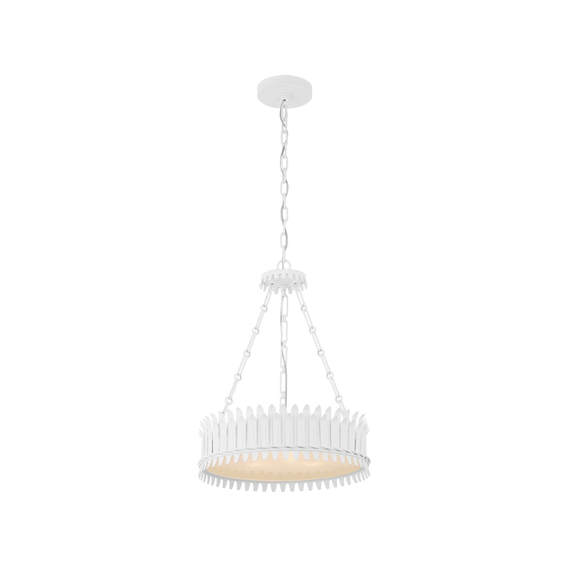 Leslie Chandelier in Plaster White (Small).