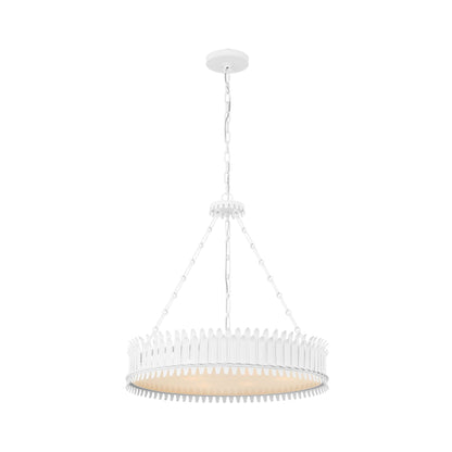 Leslie Chandelier in Plaster White (Medium).