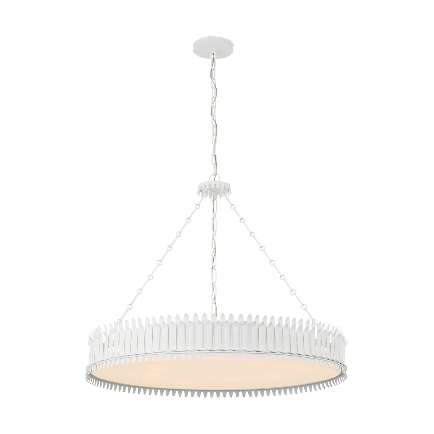 Leslie Chandelier in Plaster White (Large).