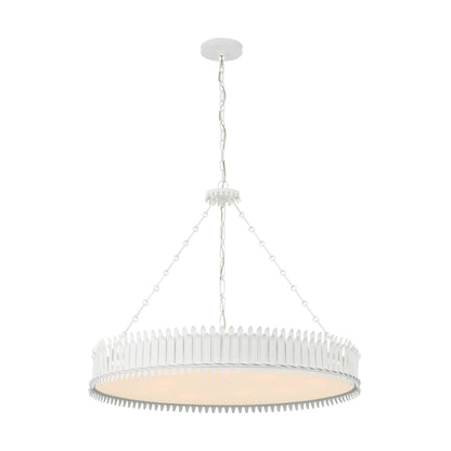 Leslie Chandelier in Plaster White (Large).