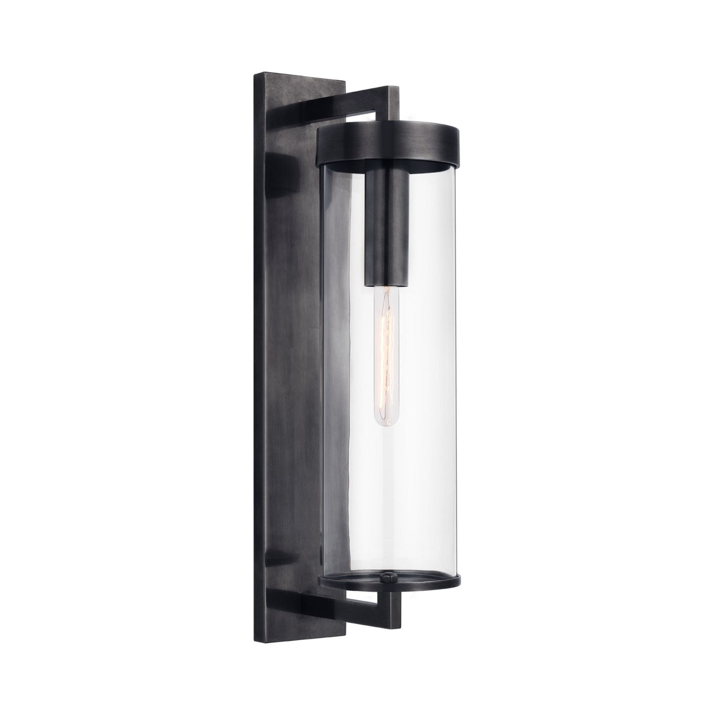 Liaison Bracketed Outdoor Wall Light in Bronze (Clear Glass).
