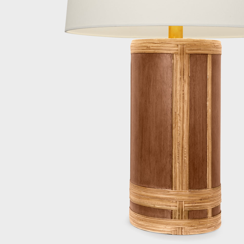 Lignum Table Lamp in Detail.