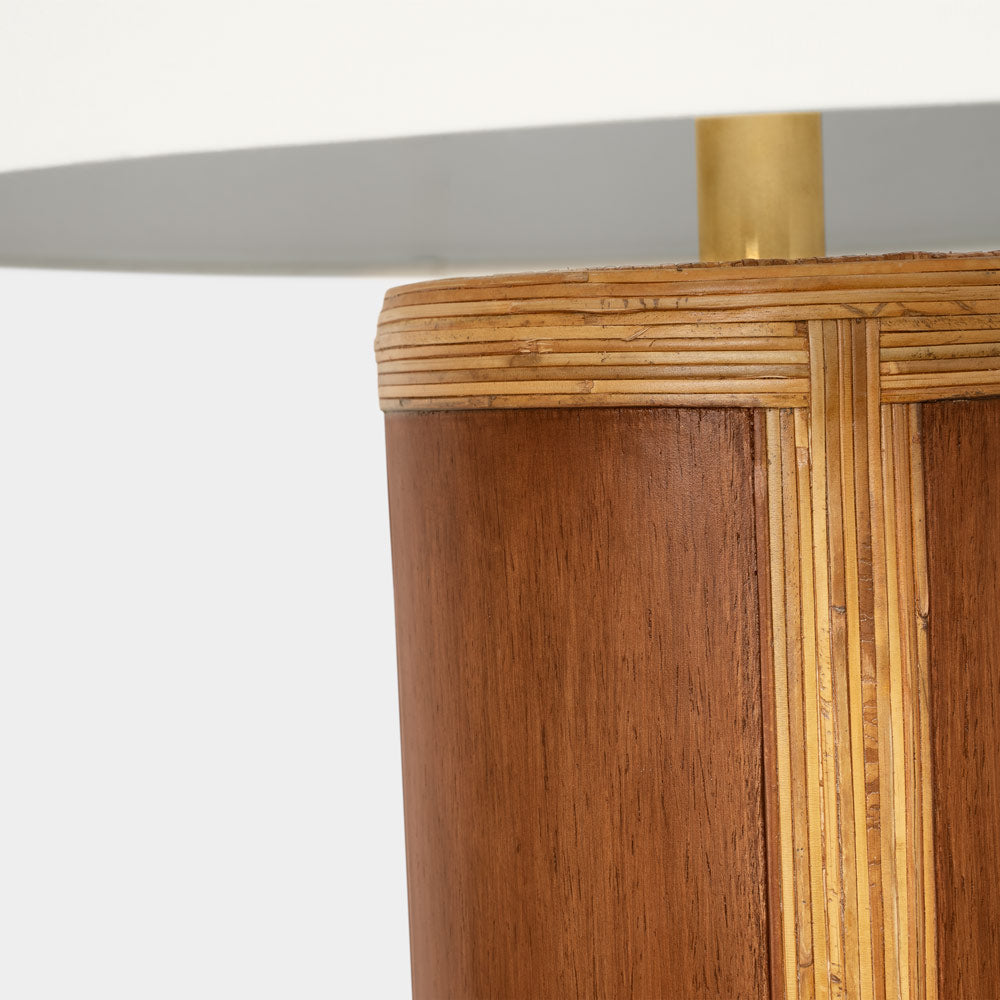 Lignum Table Lamp in Detail.
