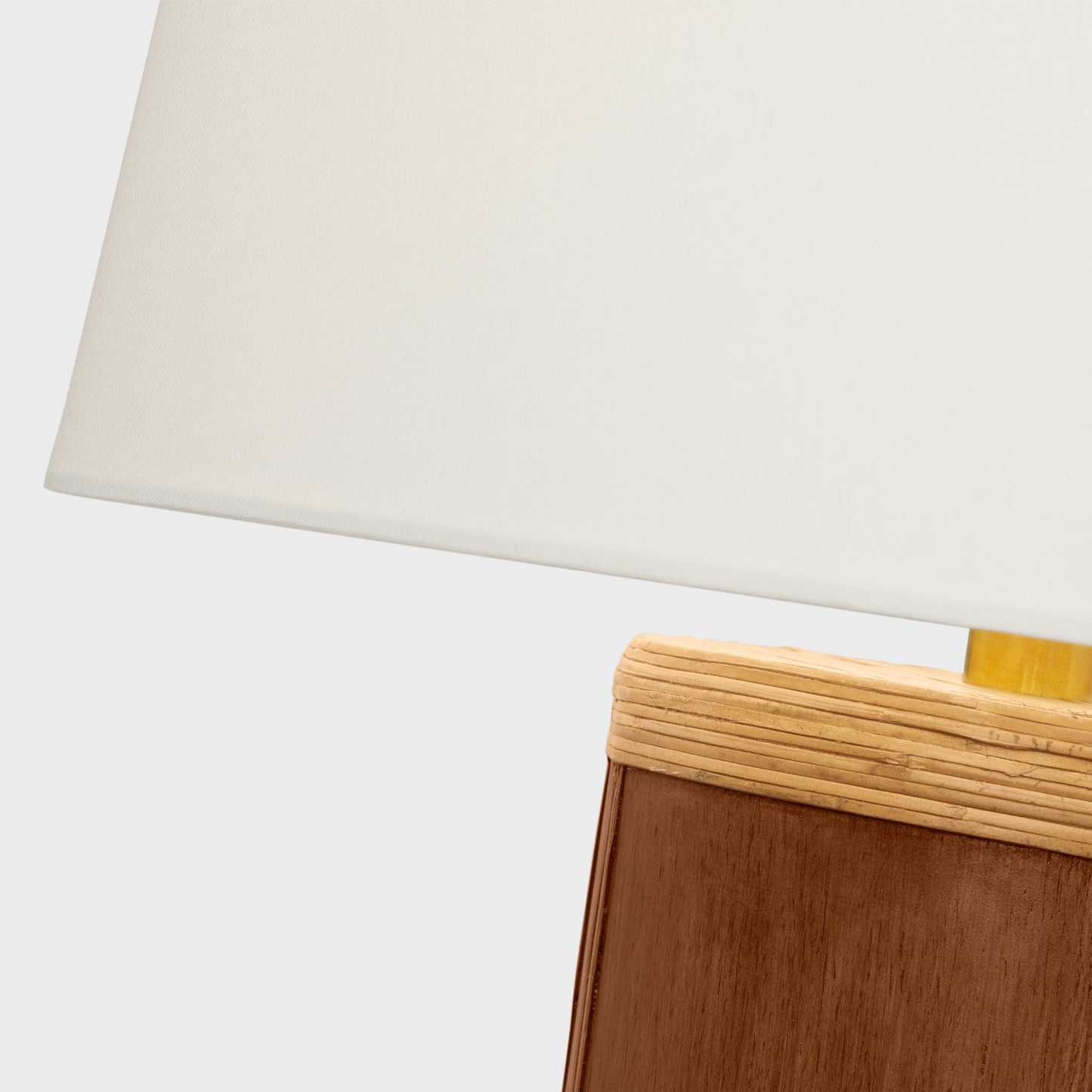 Lignum Table Lamp in Detail.