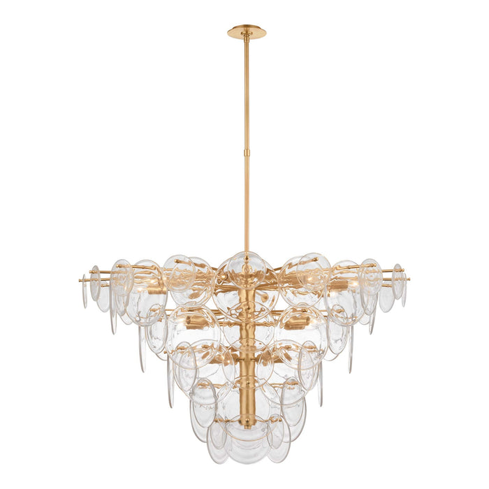 Loire Chandelier in Gild/Clear(Extra Large).