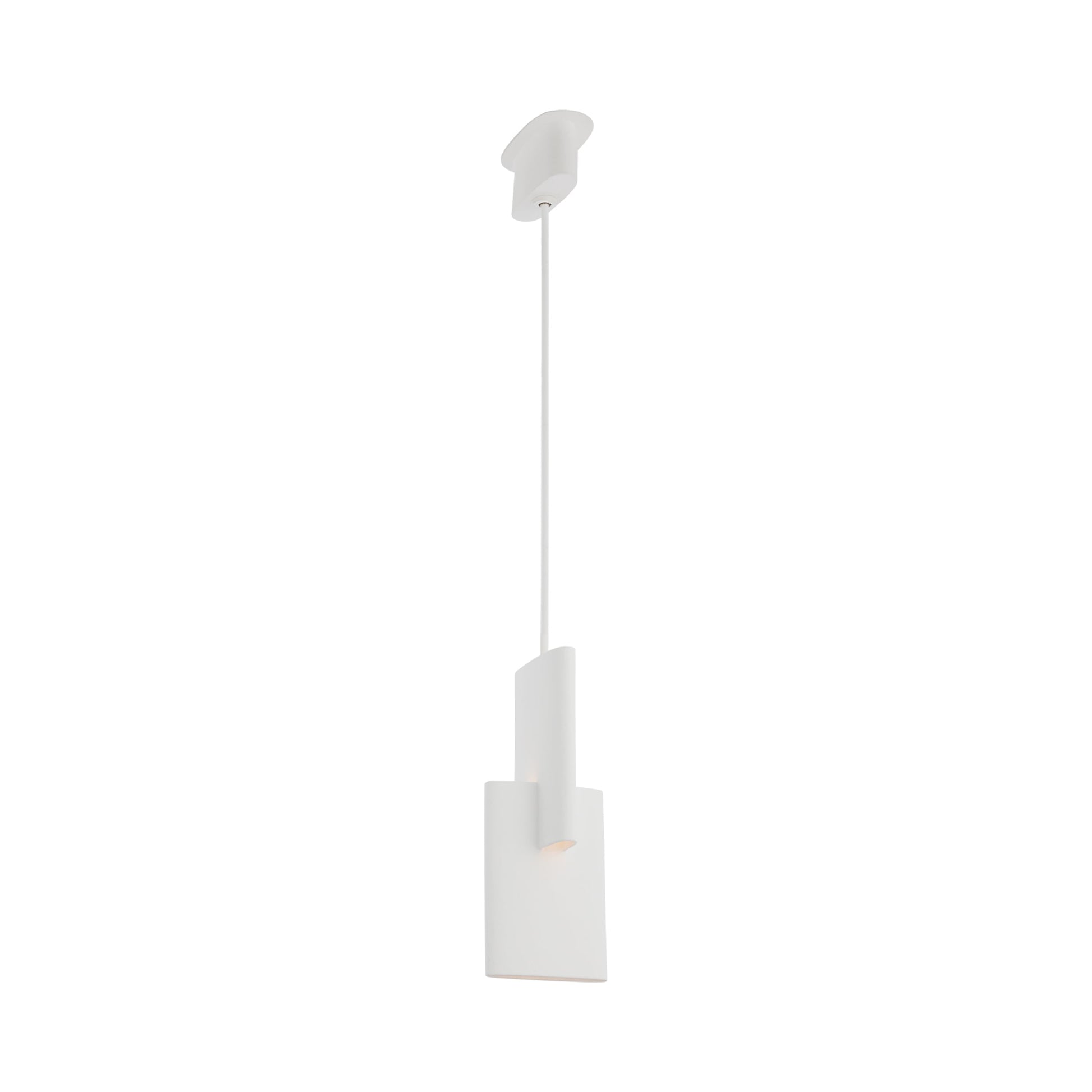Lotura LED Pendant Light in Museum White.