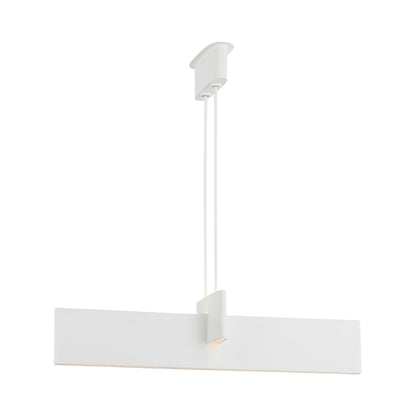 Lotura Linear LED Pendant Light in Museum White (48-Inch).