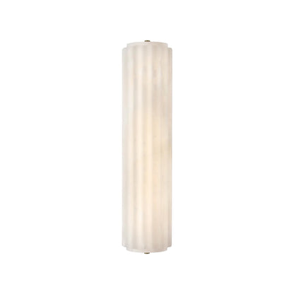 Madden LED Wall Light in Antique-Burnished Brass (18.5-Inch).