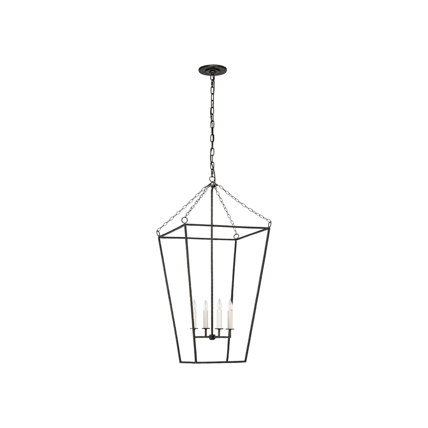 Malloy Pendant Light in Aged Iron (18.5-Imch).