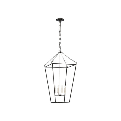 Malloy Pendant Light in Aged Iron (18.5-Imch).