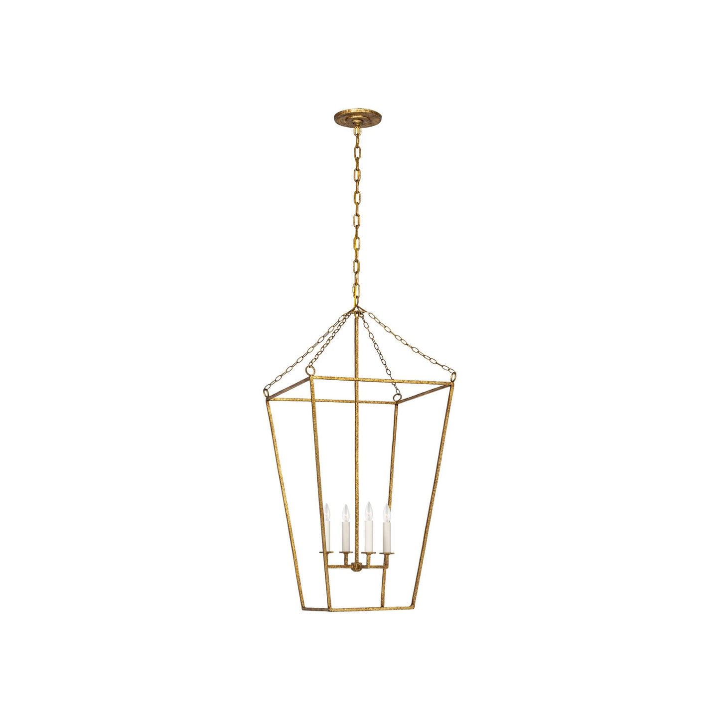 Malloy Pendant Light in Gilded Iron (18.5-Imch).